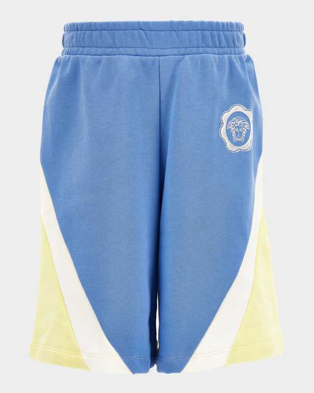 Boy's Medusa Stamp Fleece Shorts, Size 6-14